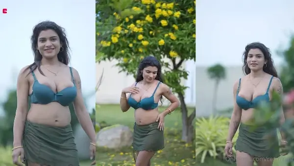 Reshmi R Nair Green Swimwear 2024 OnlyFans Hindi Hot Video