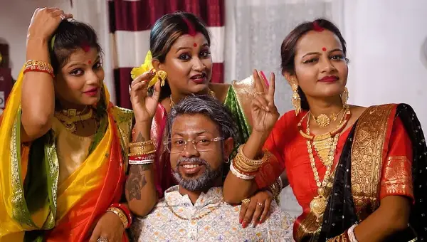 Lusty Old Man with 3 New Wives 2025 GoddesMahi Hindi Hot Short Film